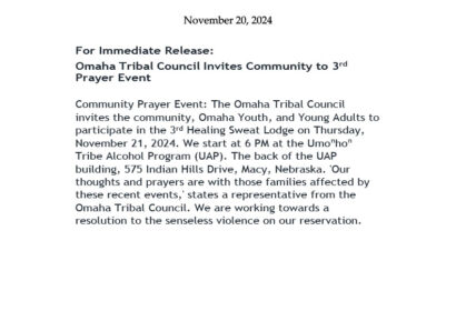 November 21 Healing Sweat Lodge